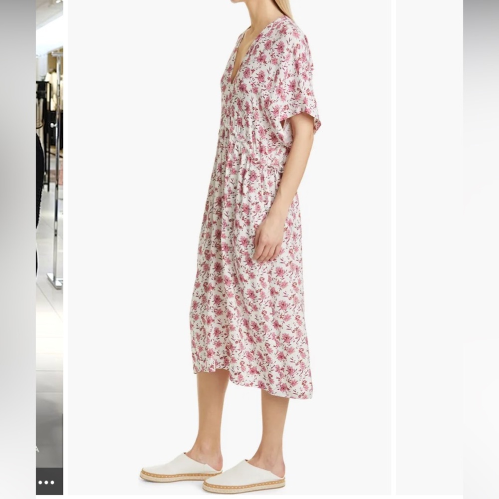 Rag & Bone Elysse Floral Print Short Sleeve Shift Dress - Picture 3 of 15